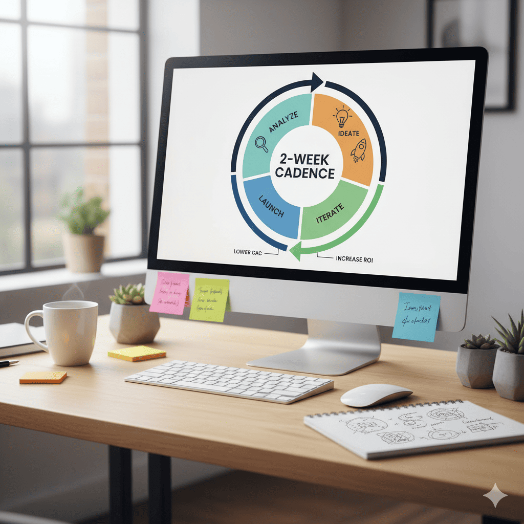 Lower CAC with creative testing